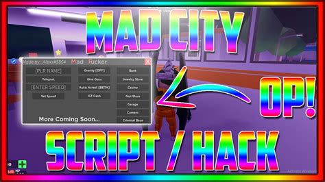 Roblox Hack Mad City Gui Script Roblox Case Clickers Hack - starch hack roblox